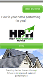 Mobile Screenshot of highperformancehomesinc.com